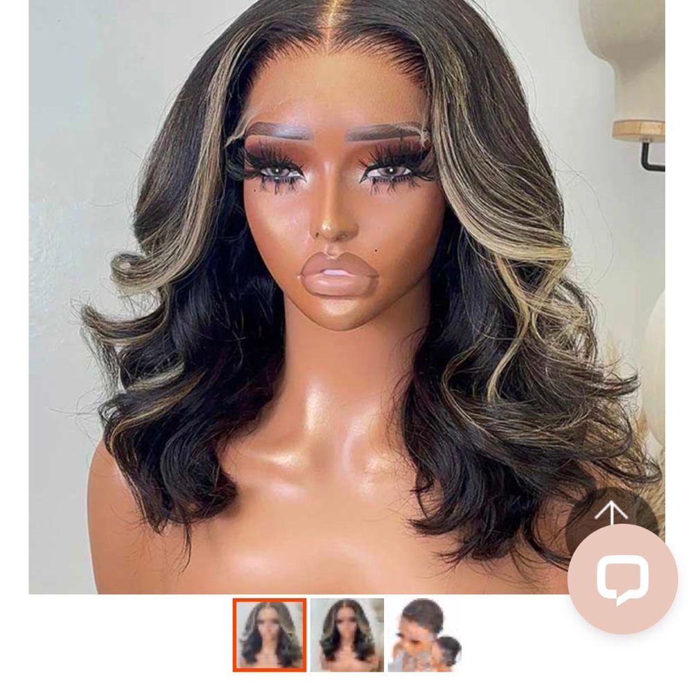IDefine 100% virgin hair lace front wig